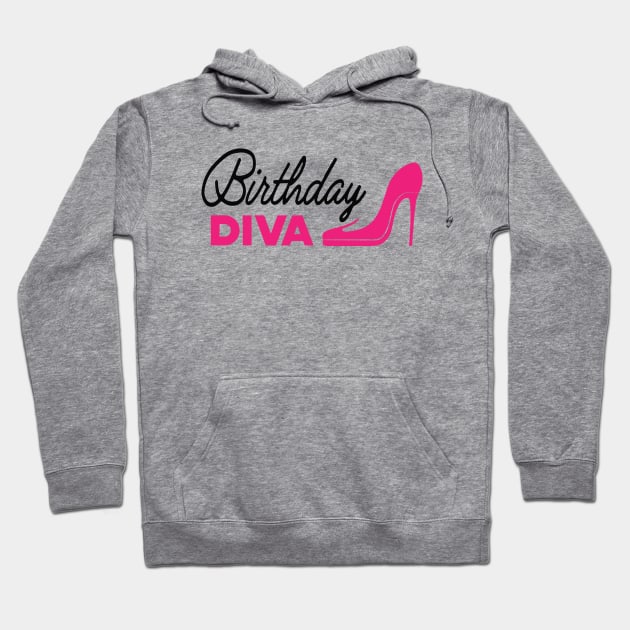 Birthday Diva Hoodie by KC Happy Shop